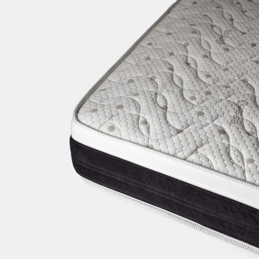 Materasso singolo a molle sfoderabile 80x200 cm Memory Gelly System con Carbonio Resistex h 28 cm - Carbony Gelly Bounce