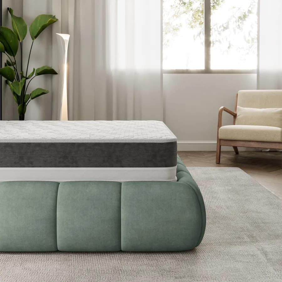 Materasso singolo climatizzato 90x200 cm in Memory System con rivestimento Ice sfoderabile h 26 cm - Clima Sleep Plus