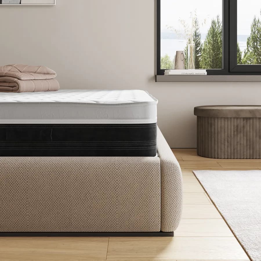 Materasso singolo sfoderabile 90x200 cm in Memory Gelly System con trattamento antiacaro e anallergico h 23 cm - Gelly Sleep