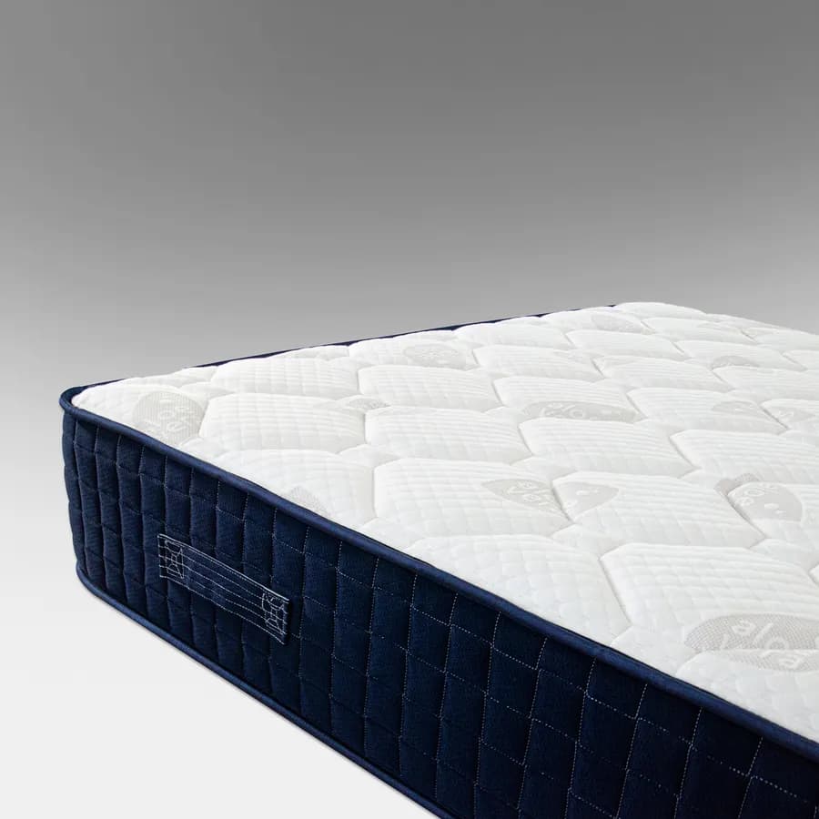Materasso una piazza e mezza a molle 120x190 cm in Elastic Foam con rivestimento Aloe h 22 cm - Bounce Comfort