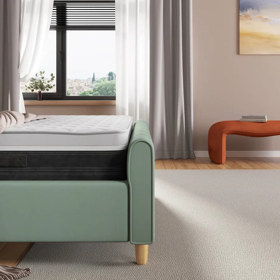 Materasso una piazza e mezza a molle sfoderabile 120x190 cm con Memory Gelly System antiacaro h 26 cm - Gelly Sleep Bounce