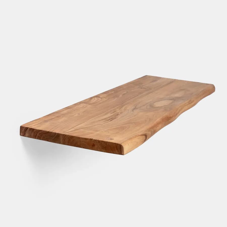 Mensola 180x50 cm in legno di acacia - Freia Stone