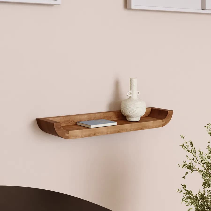 Mensola 50x6 cm in legno di acacia