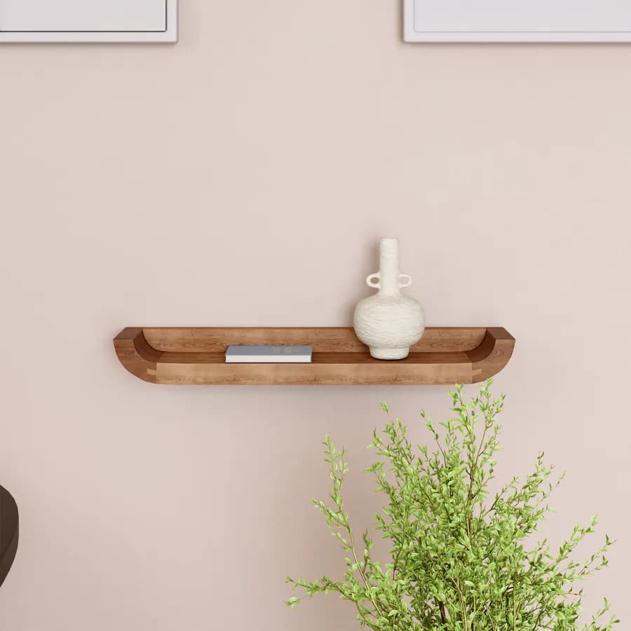 Mensola 50x6 cm in legno di acacia