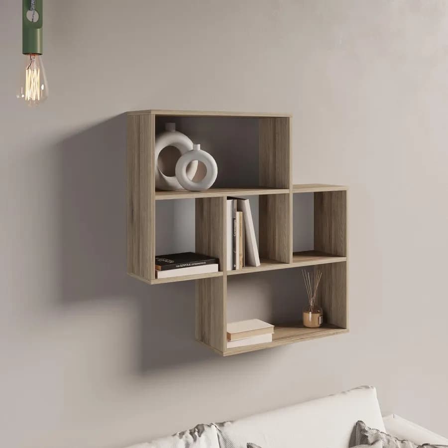 Mensola 85x20 cm in legno rovere - Kantiko