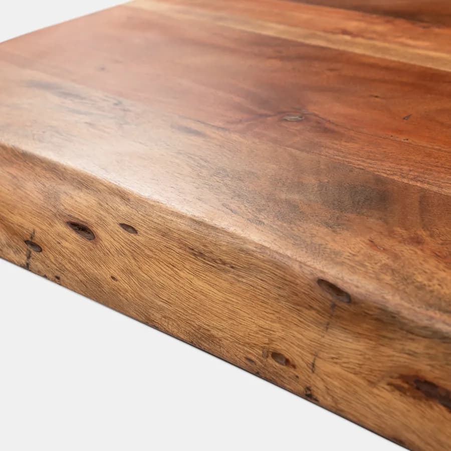 Mensola portalavabo 73x50 cm in legno di acacia - Freia Stone