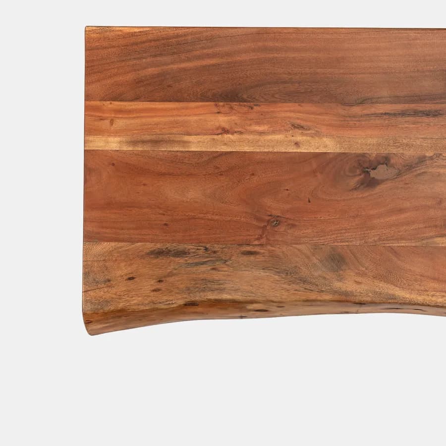 Mensola portalavabo 73x50 cm in legno di acacia - Freia Stone