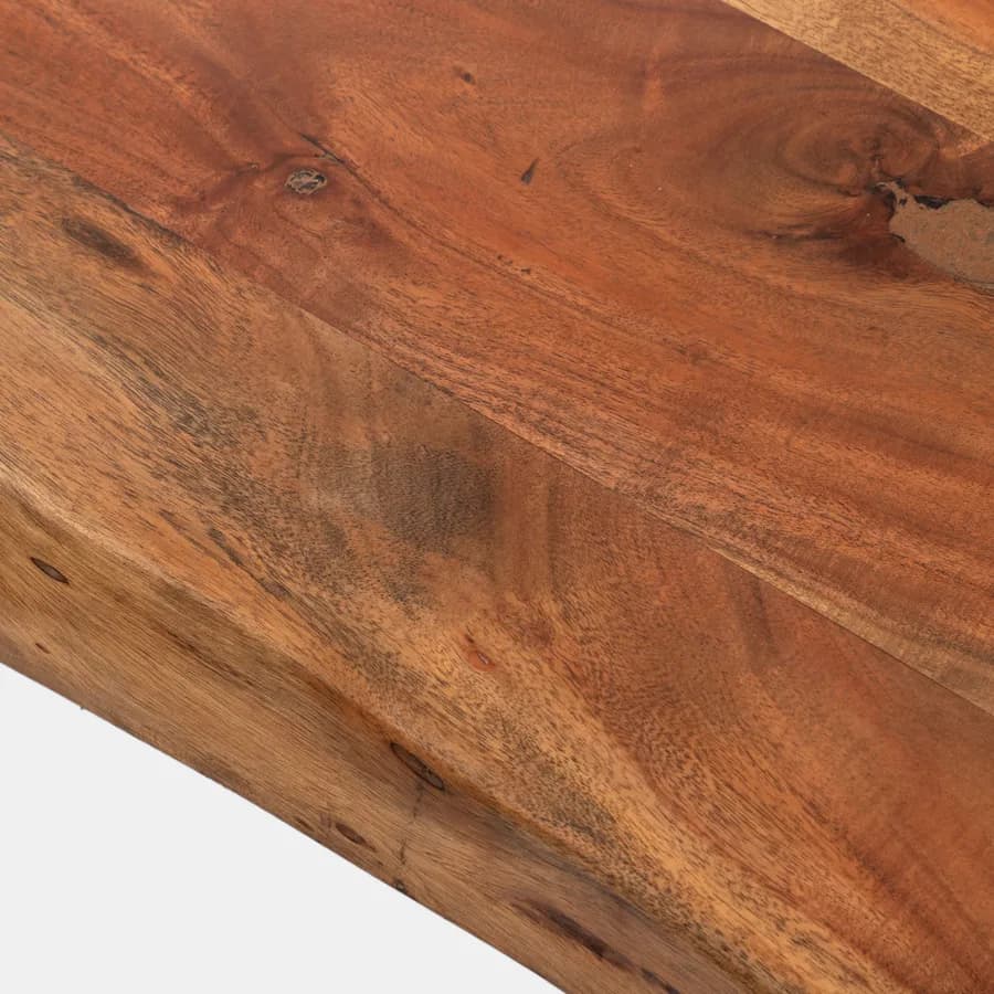 Mensola portalavabo 73x50 cm in legno di acacia - Freia Stone