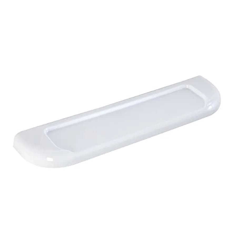 Mensola da bagno 50 cm doppio fissaggio in abs bianco - Gioia