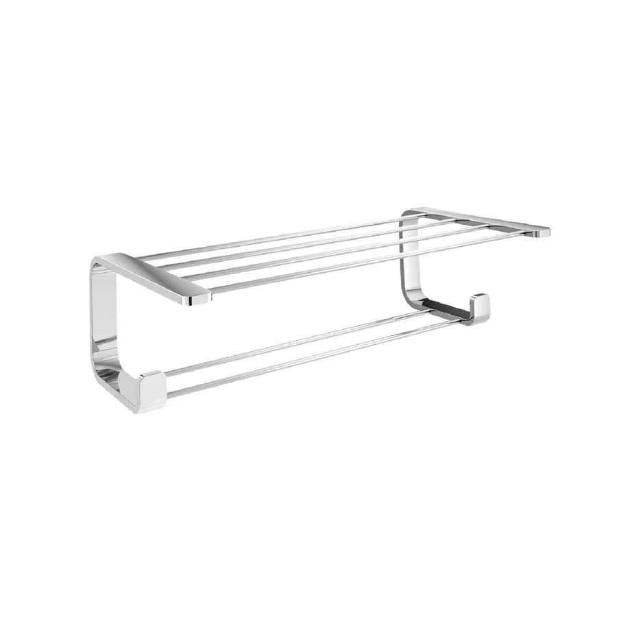Mensola portasalviette in acciaio inox e cromall cromo - Outline di Gedy