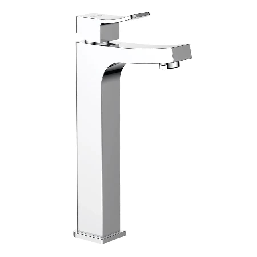 Miscelatore a canna alta Jacuzzi - Rubinetteria serie Tanka in ottone cromato per piletta clickclack