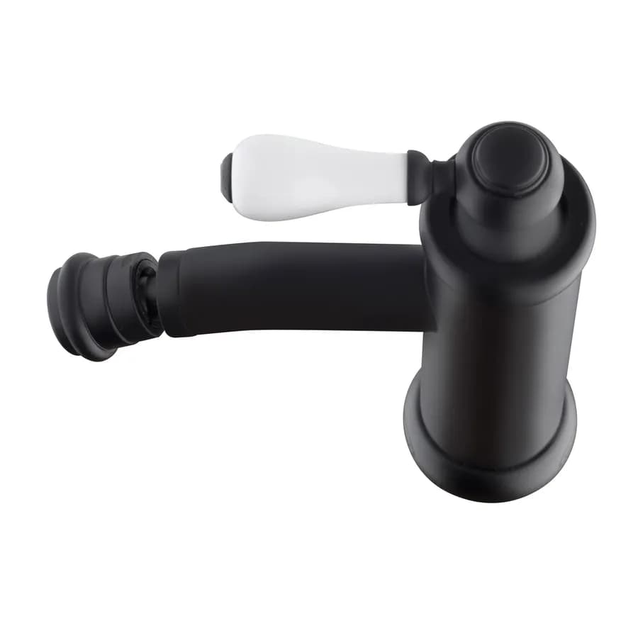 Miscelatore bidet BRERA di Jacuzzi - Rubinetteria nero opaco e ceramica bianca