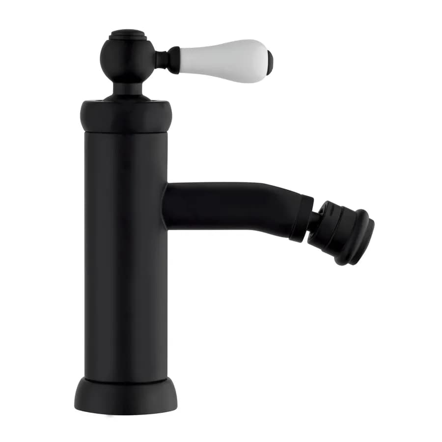 Miscelatore bidet BRERA di Jacuzzi - Rubinetteria nero opaco e ceramica bianca