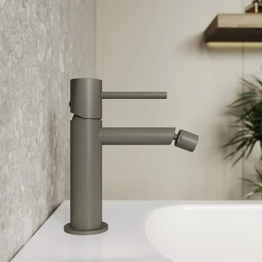 Miscelatore bidet in ottone fango - Oasis