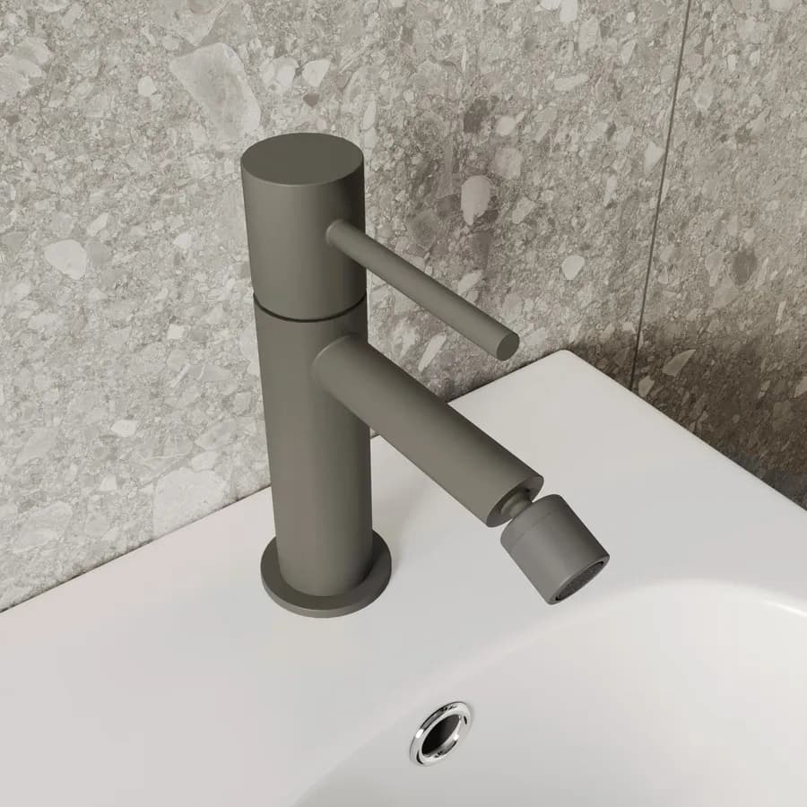 Miscelatore bidet in ottone fango - Oasis