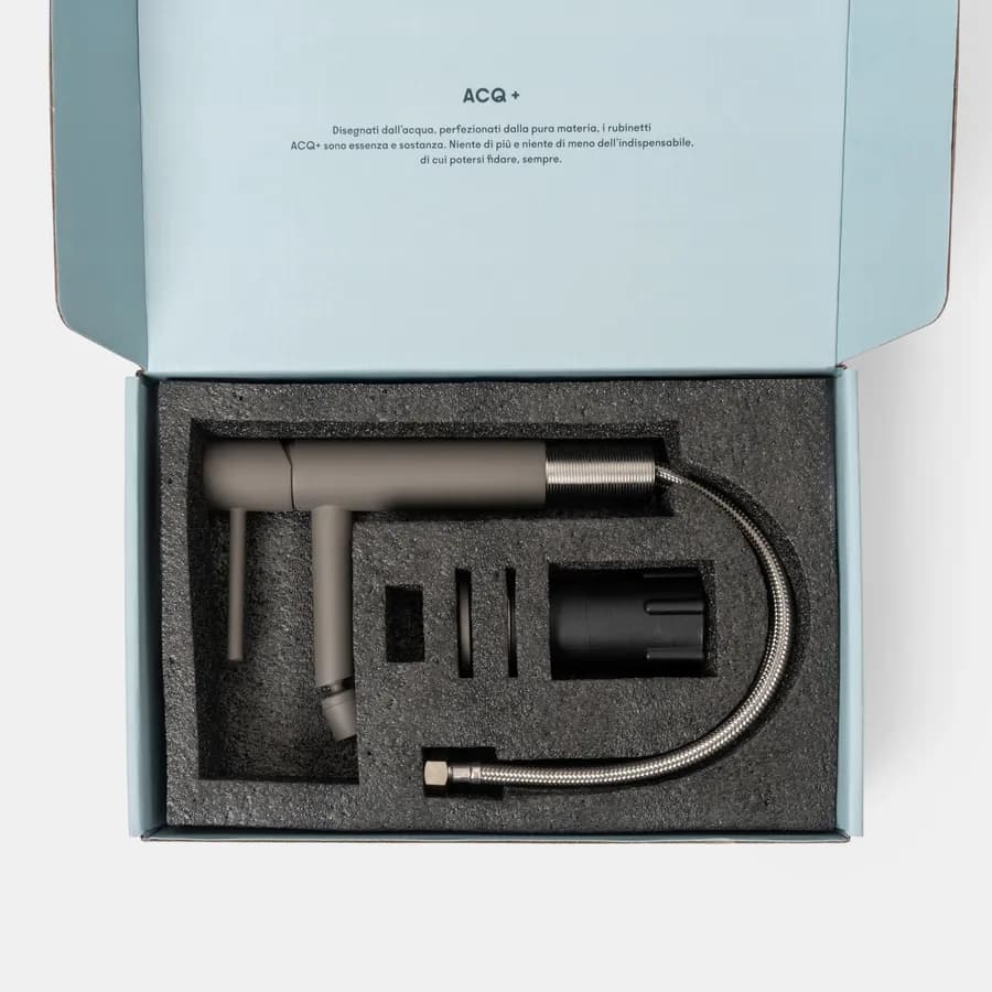 Miscelatore bidet in ottone fango - Oasis
