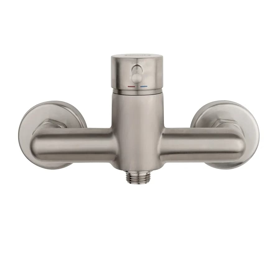 Miscelatore esterno doccia in ottone satinato - Gun di Jacuzzi - Rubinetteria