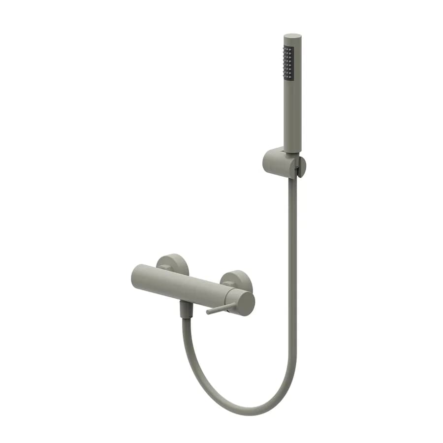 Miscelatore esterno doccia in ottone fango - Oasis