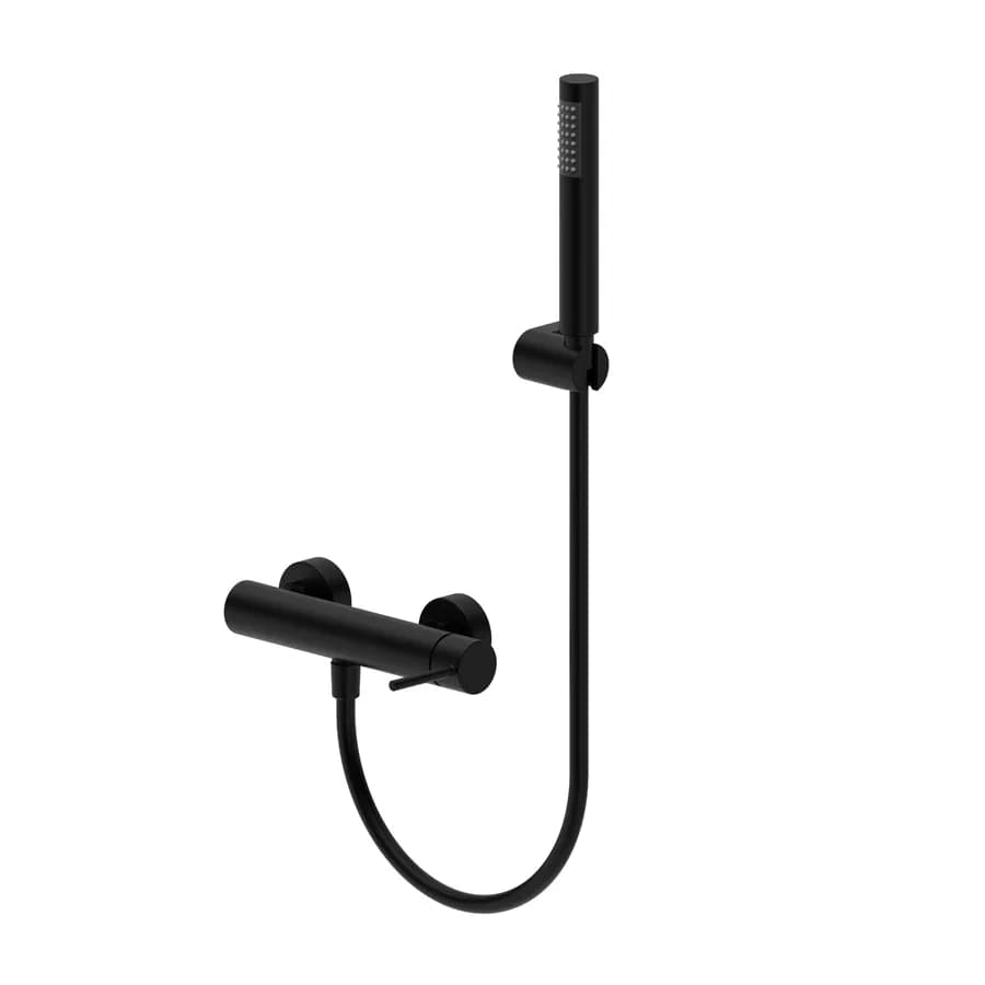 Miscelatore esterno doccia in ottone nero opaco - Oasis