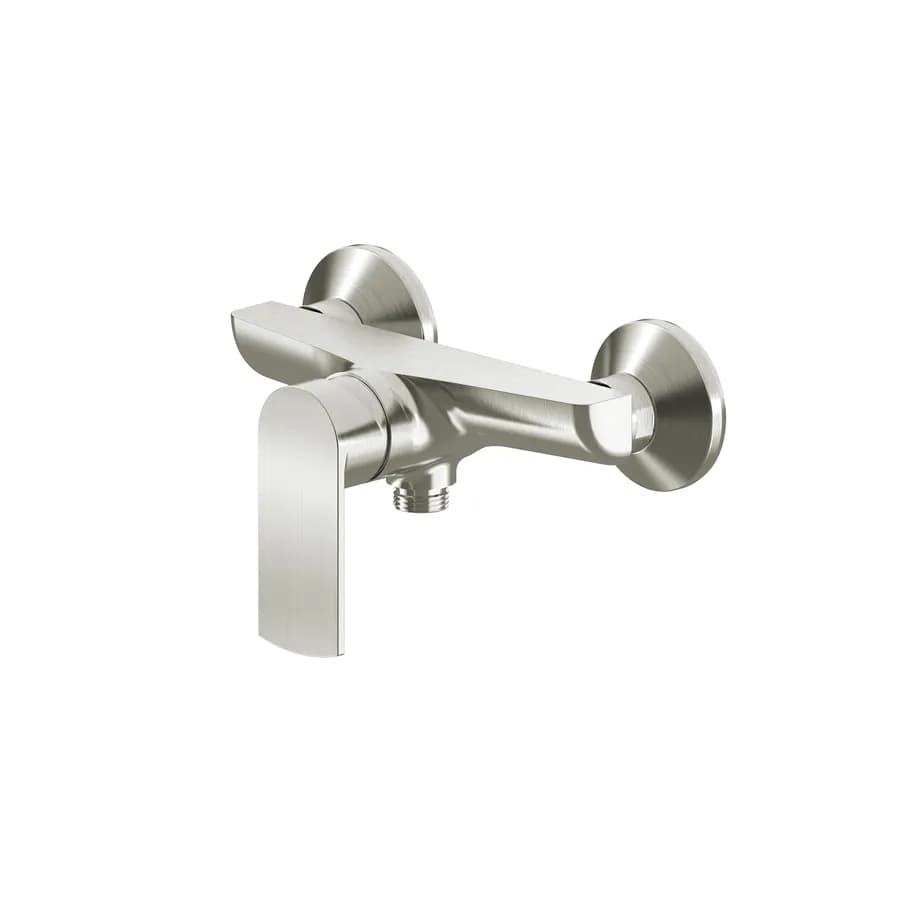 Miscelatore esterno doccia in ottone spazzolato – Fluid