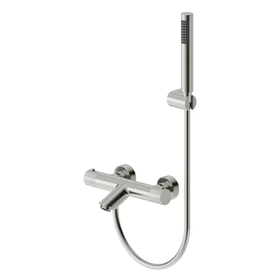Miscelatore esterno doccia termostatico spazzolato - Crystal