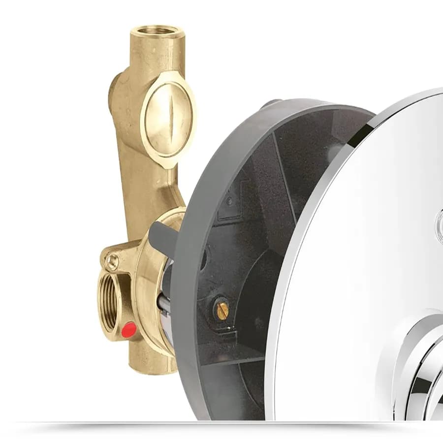 Miscelatore incasso doccia Grohe Bauedge con deviatore per doccia
