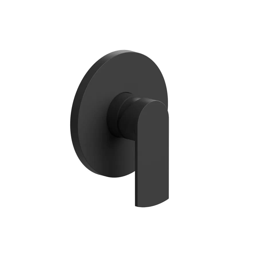 Miscelatore incasso doccia in ottone nero opaco – Fluid