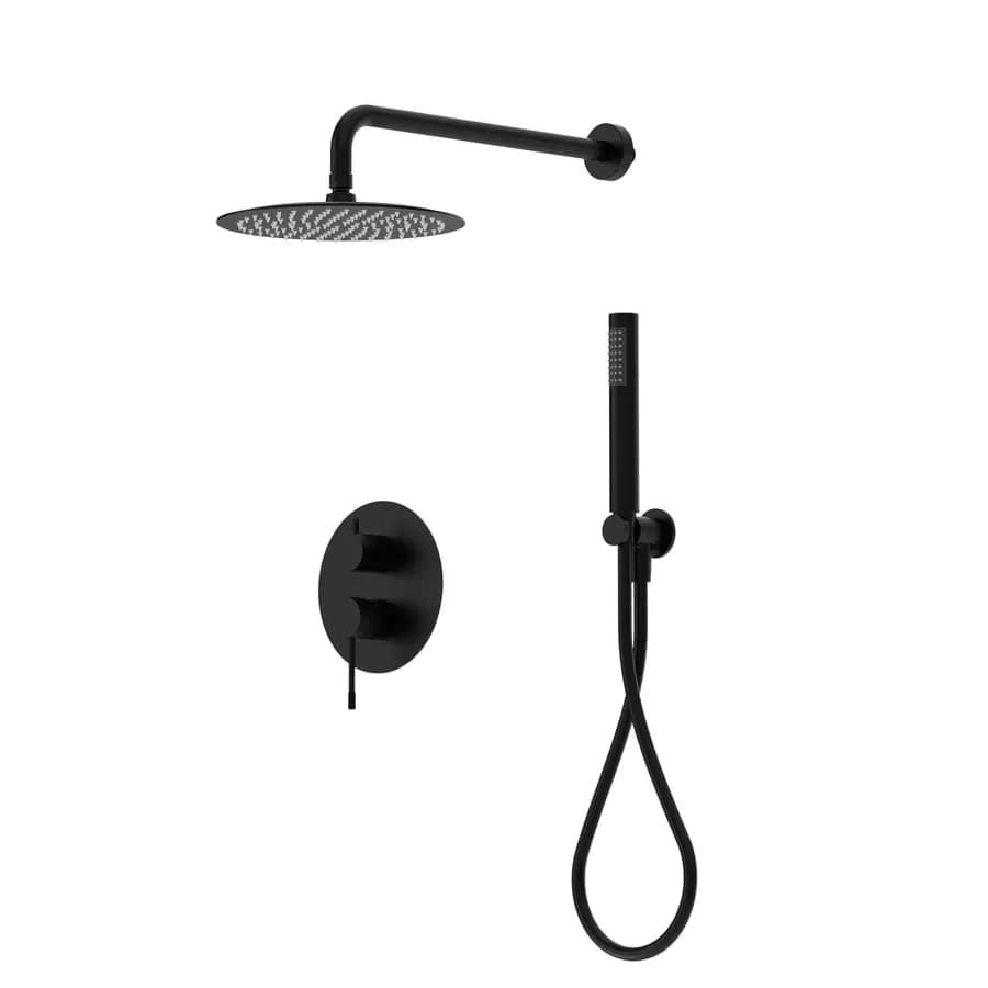 Miscelatore incasso doccia nero opaco - Crystal
