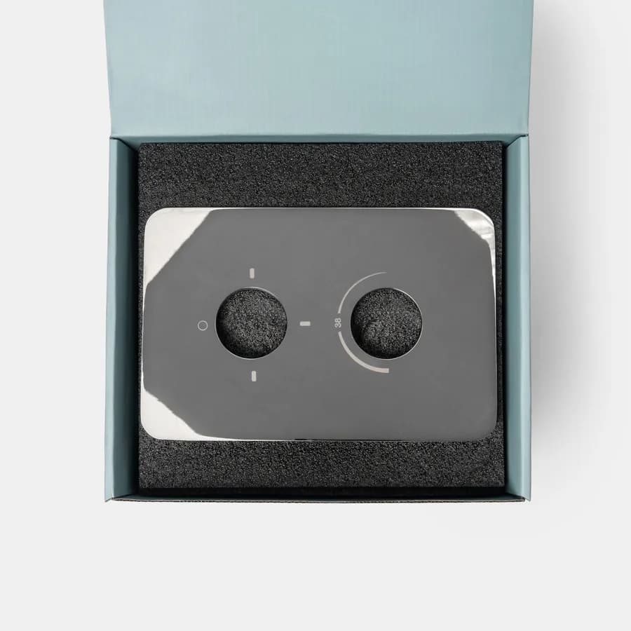 Miscelatore incasso doccia termostatico con deviatore cromo – Fusion
