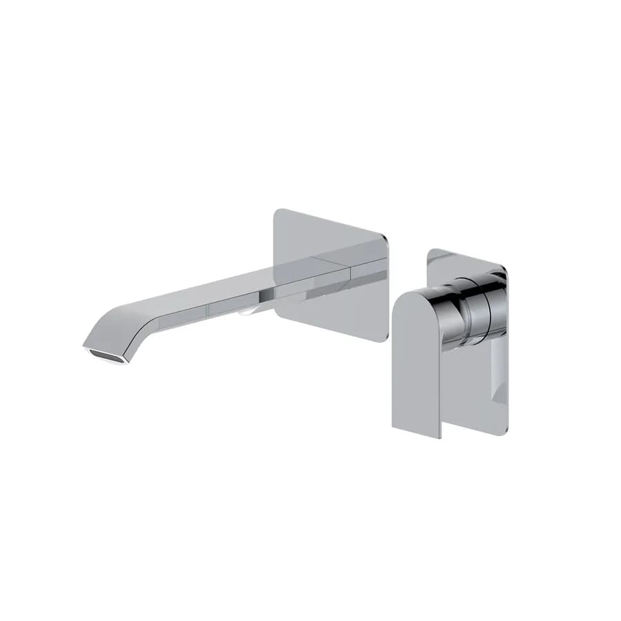 Miscelatore lavabo a muro canna 20 cm cromo– Iota