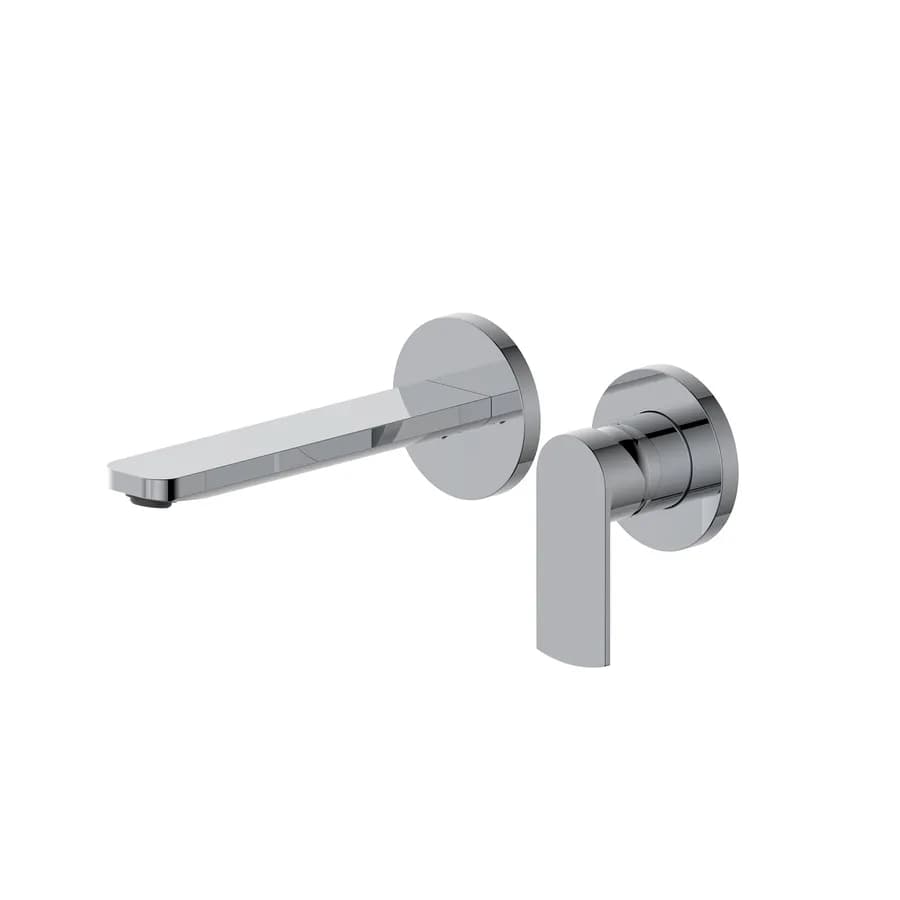 Miscelatore lavabo a muro canna 20 cm cromo– Fluid