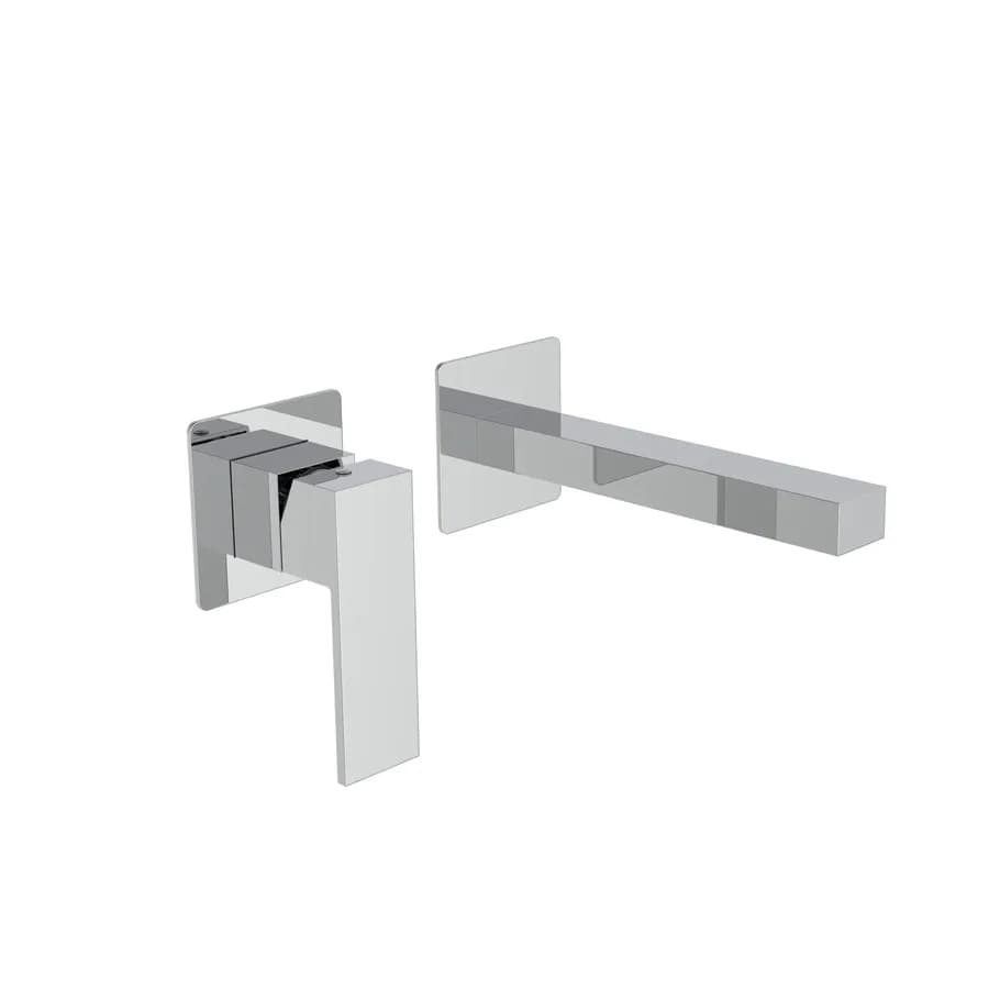 Miscelatore lavabo a muro in ottone cromo - Tiamat