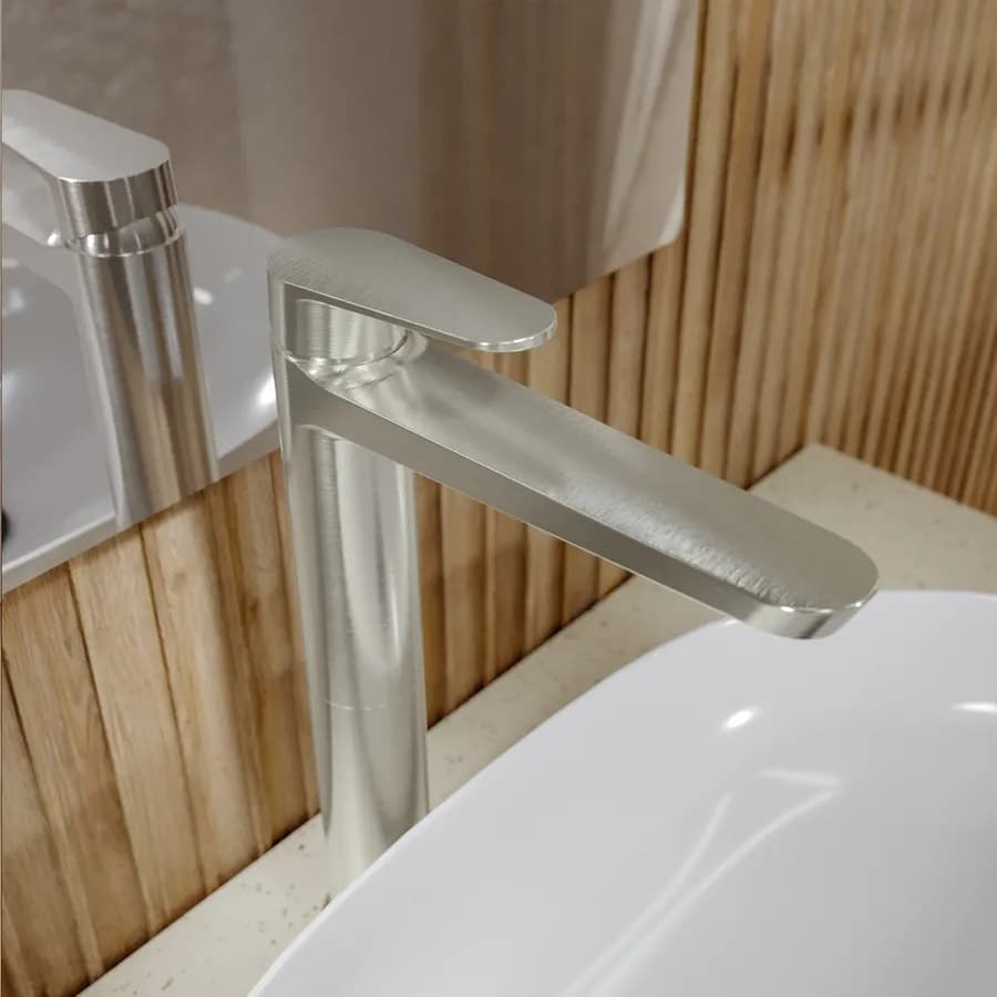 Miscelatore lavabo alto spazzolato – Lir