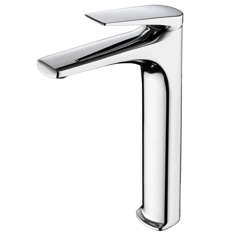 Miscelatore lavabo alto in ottone cromo - Poet
