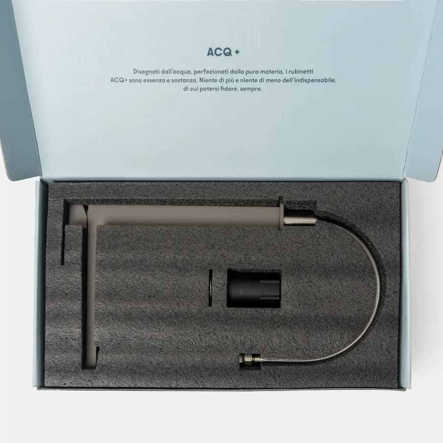 Miscelatore lavabo alto in ottone fango - kyria