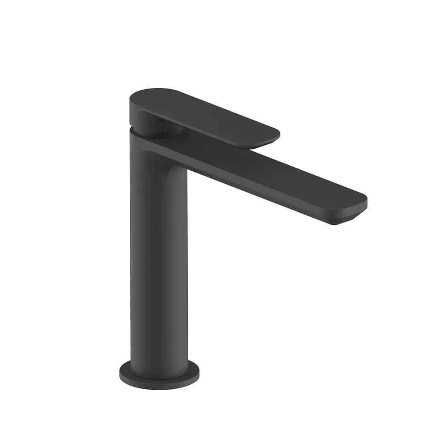 Miscelatore lavabo con bocca lunga nero opaco – Fusion