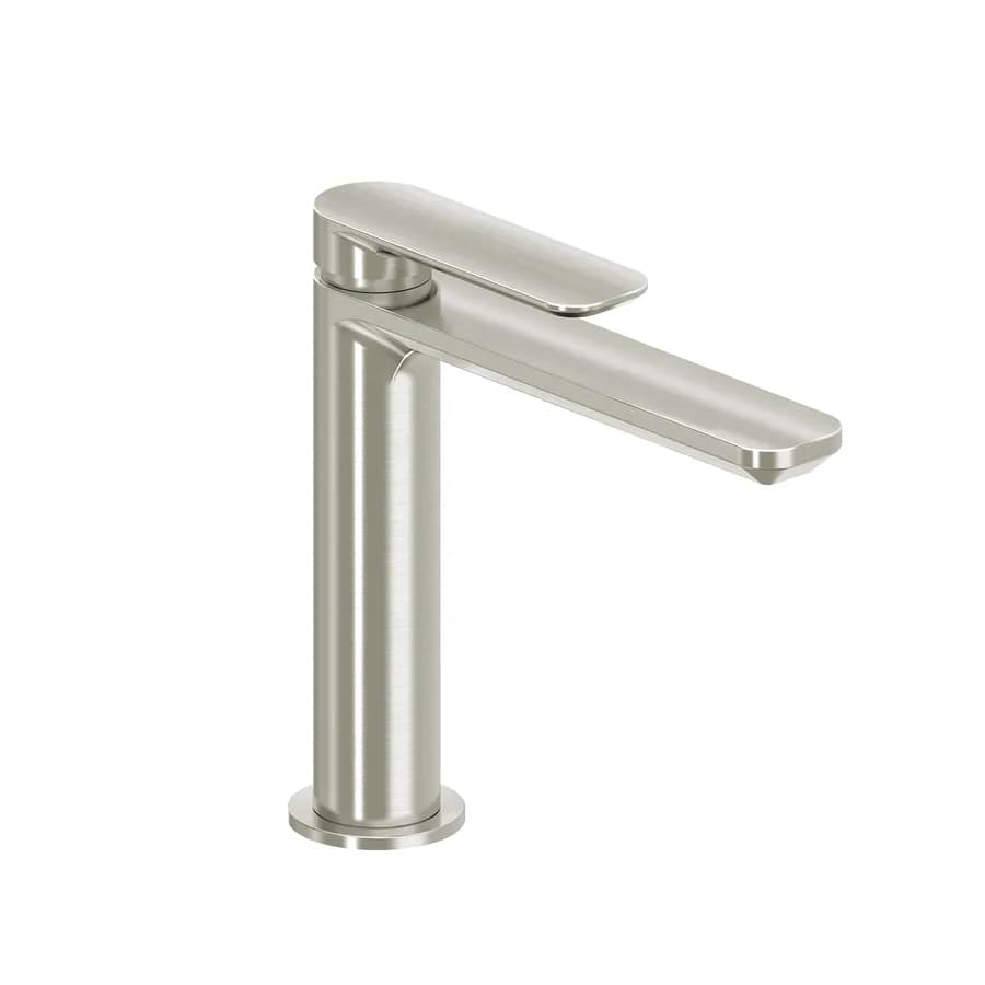 Miscelatore lavabo con bocca lunga spazzolato – Fusion