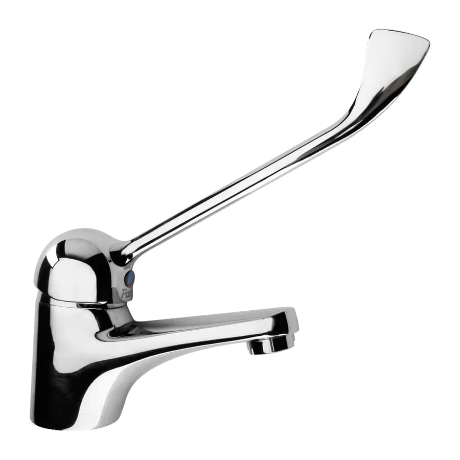 Miscelatore lavabo con leva clinica e scarico automatico - Pilot di Paini