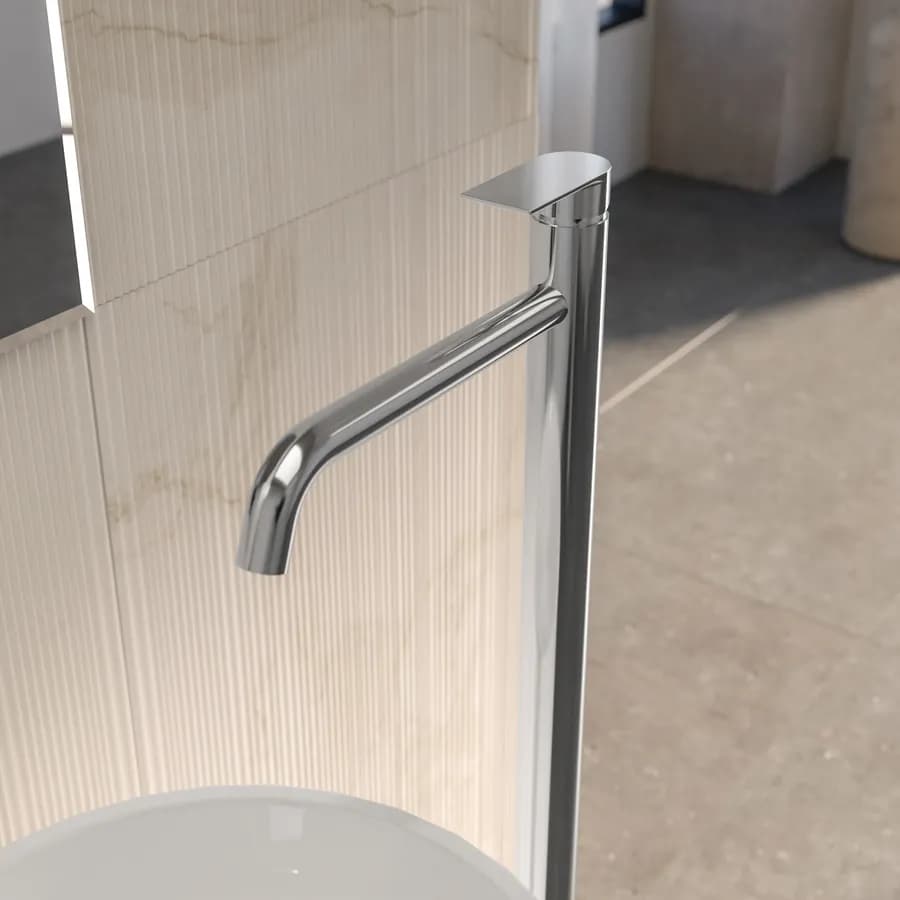 Miscelatore lavabo freestanding cromo – Iota
