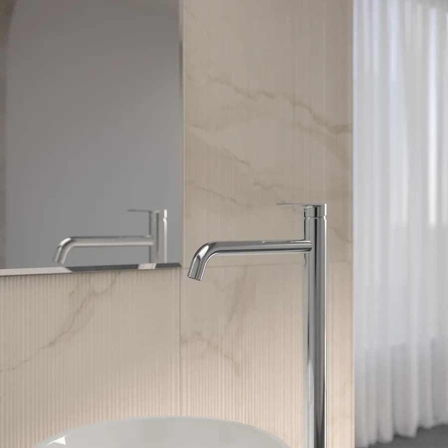 Miscelatore lavabo freestanding cromo – Iota