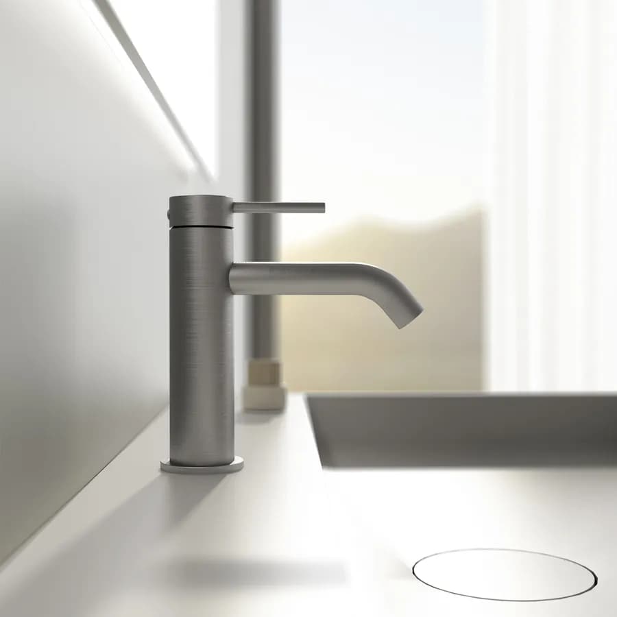 Miscelatore lavabo in acciaio inox 316 satinato - Pure