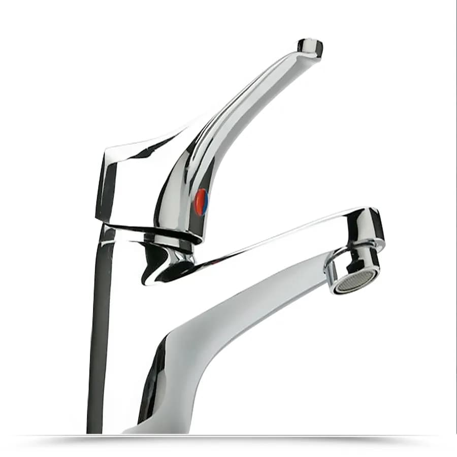 Miscelatore lavabo con scarico cromato - Pilot di Paini