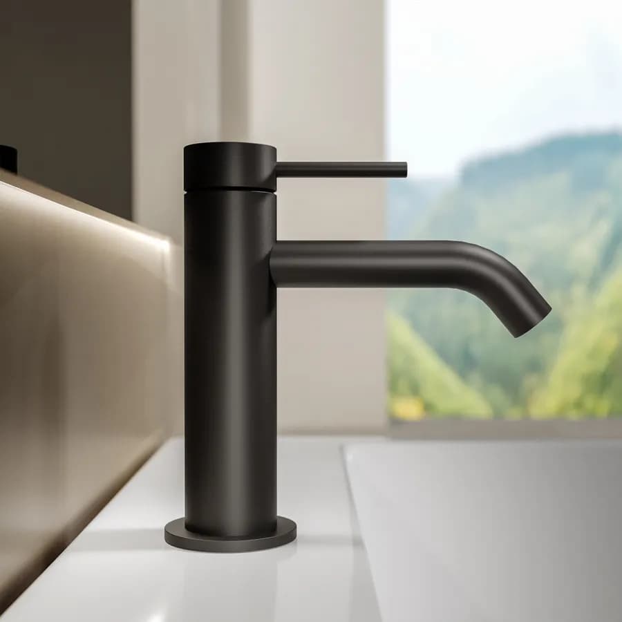 Miscelatore lavabo in ottone nero opaco – Ran