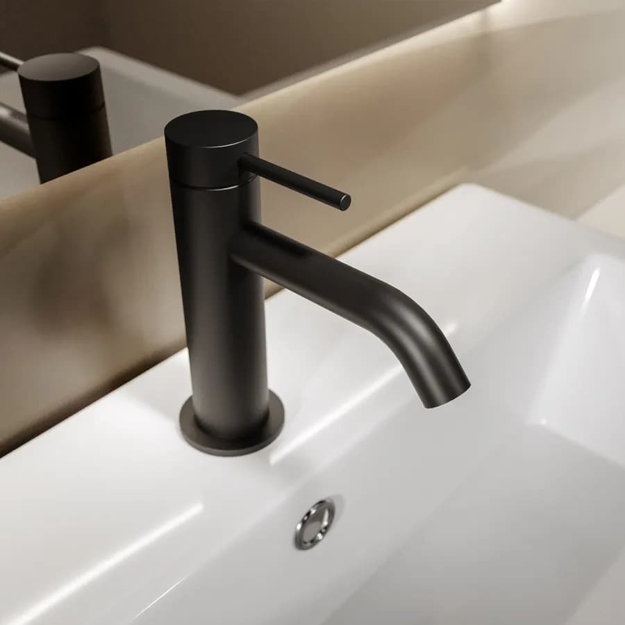 Miscelatore lavabo in ottone nero opaco – Ran