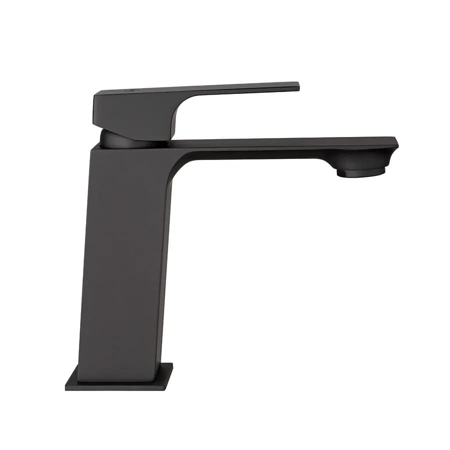 Miscelatore lavabo in ottone nero opaco Slim di Jacuzzi - Rubinetteria