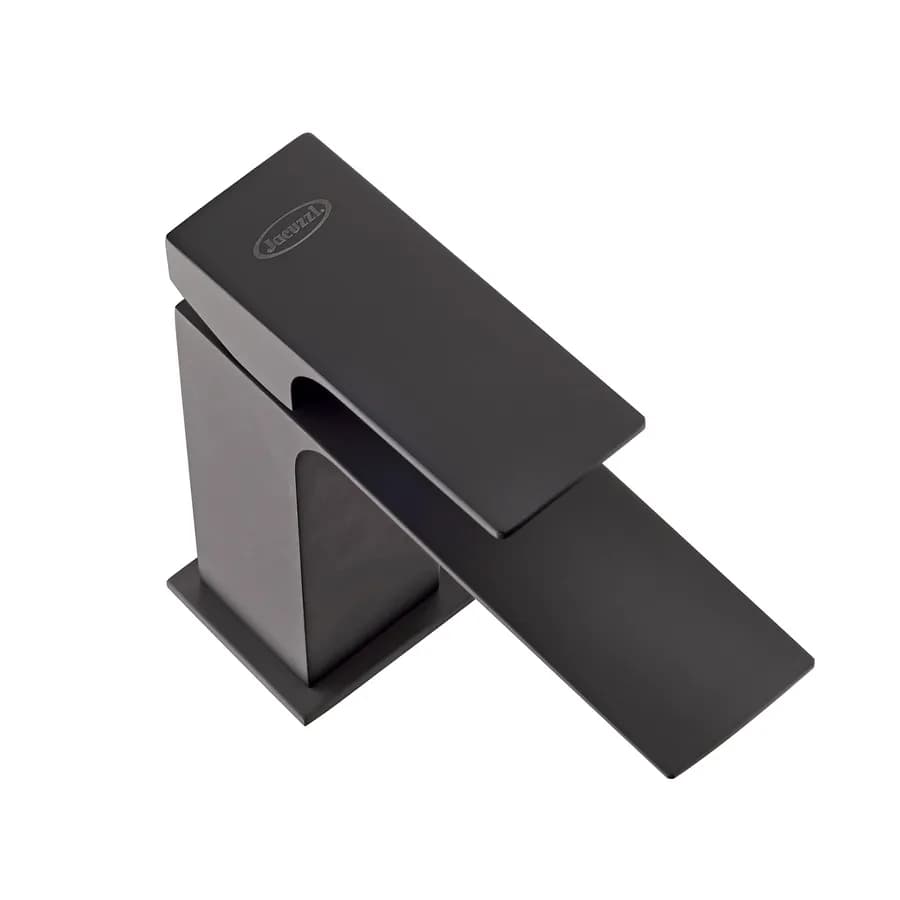 Miscelatore lavabo in ottone nero opaco Slim di Jacuzzi - Rubinetteria