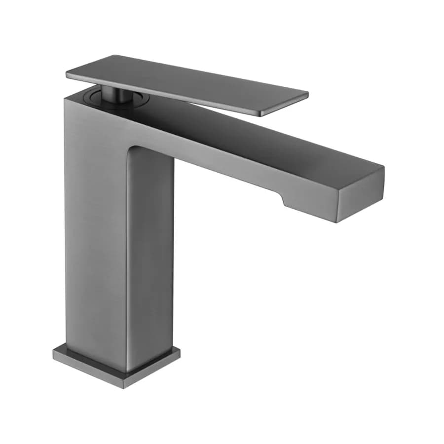 Miscelatore lavabo in ottone nero satinato - Mamba