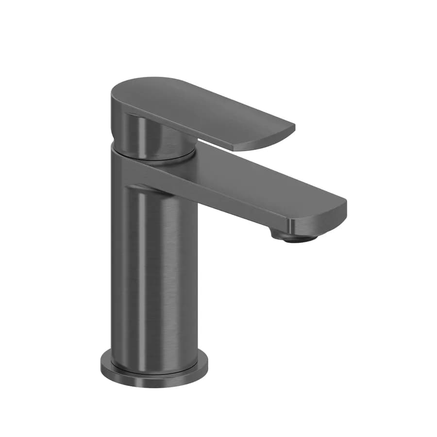 Miscelatore lavabo in ottone nero spazzolato anti-impronta - Fluid