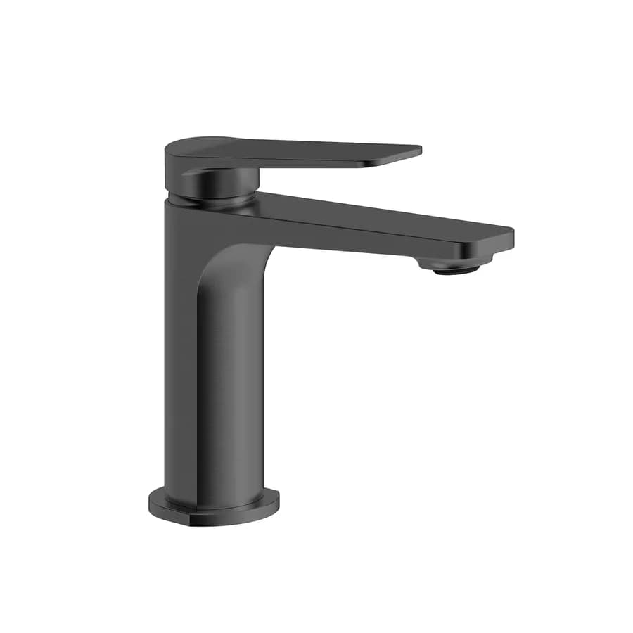 Miscelatore lavabo in ottone nero spazzolato anti-impronta - Nocta