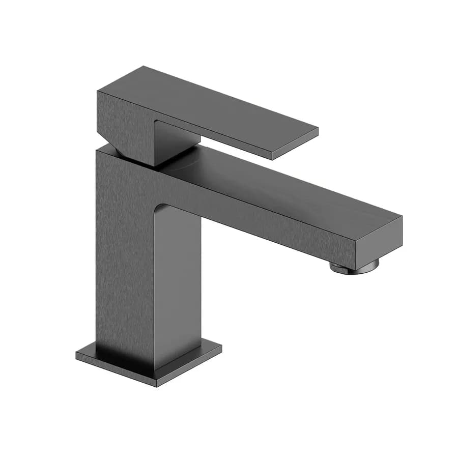 Miscelatore lavabo in ottone nero spazzolato - Tiamat